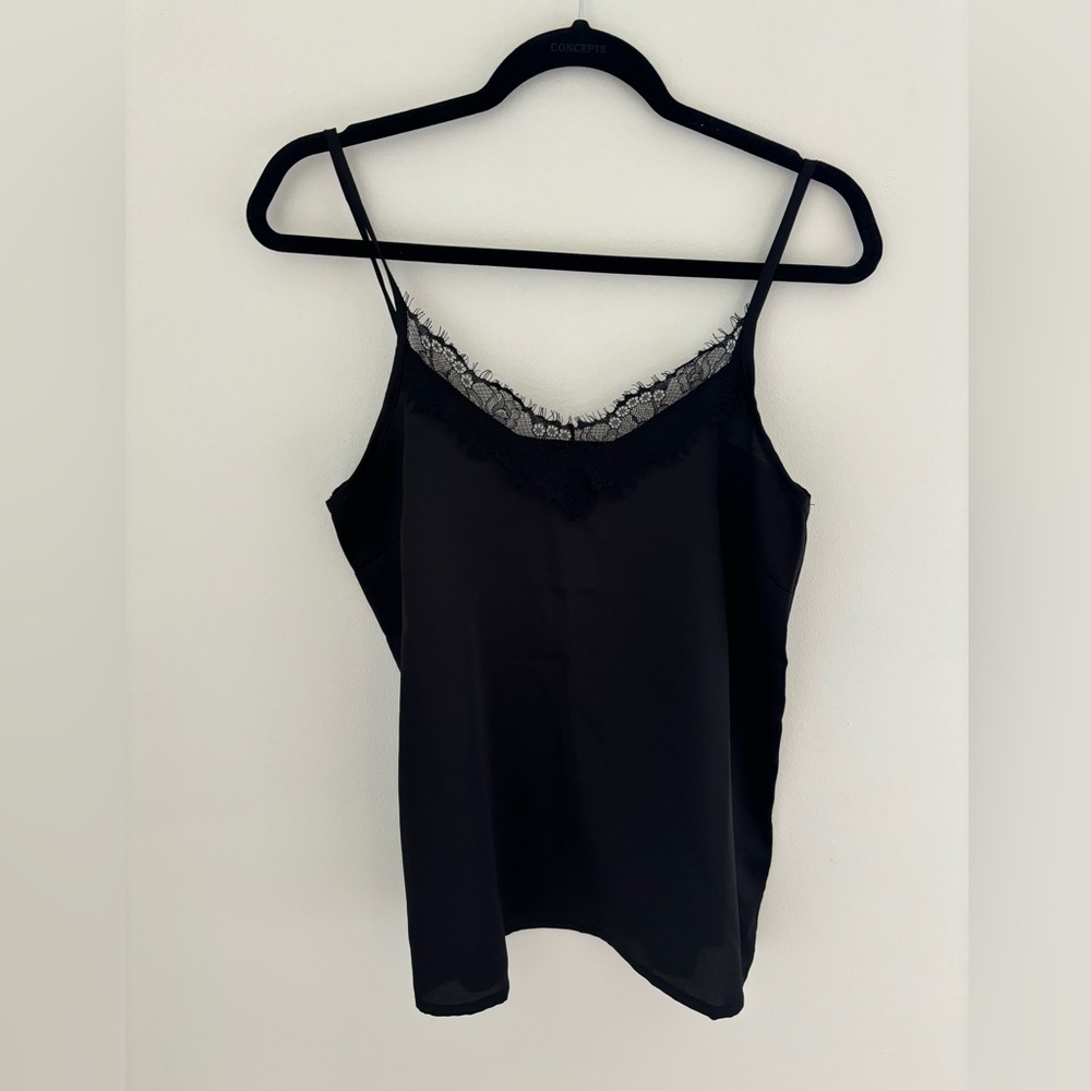 NWT Lipsy London Lace Trim Satin Cami - Picture 1 of 4
